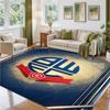 Bolton Wanderers FC Design Crystal Velvet Rug Soft Decorative Mat for Bedroom Entrance