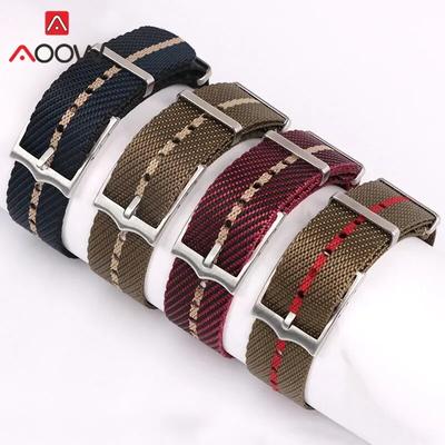 Жаккардовый тканый нейлоновый ремешок Zulu 20 мм 22 мм, пряжка из нержавеющей стали для мужчин и женщин, сменный браслет для часов Tudor Black Bay