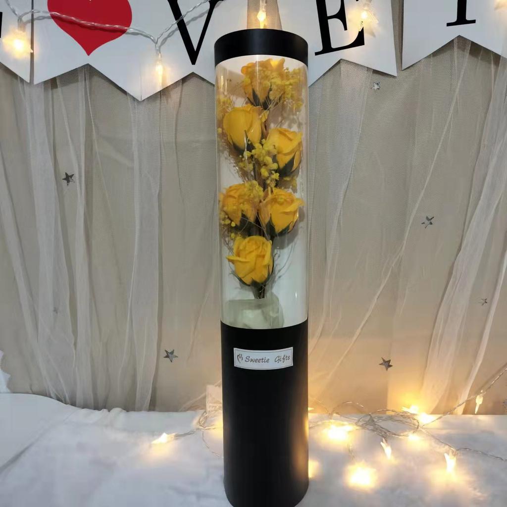 Букет цветов из мыла в виде роз Подарок на День матери 520 Креативный подарок на день рождения Ведро для объятий из мыла в виде цветов на День святого Валентина