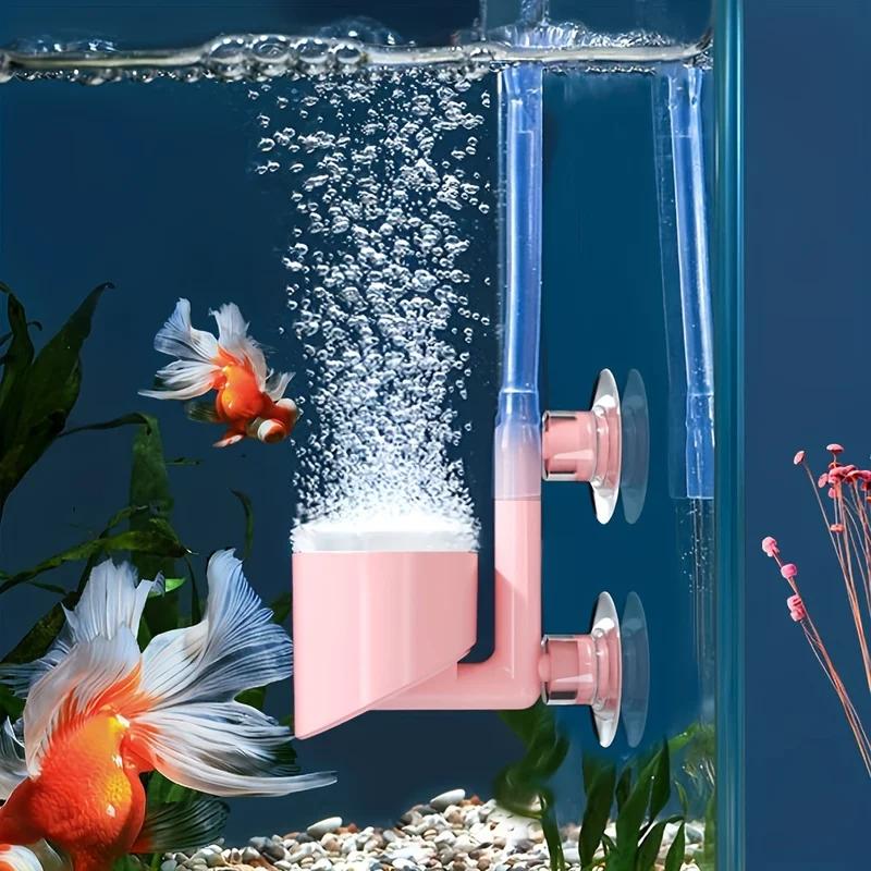 Aquarium Fish Tank Air Pump Fish Oxygen Pump Mini Bubble Tray Air Purifier Ultra Dense Bubble Rock Oxygenation