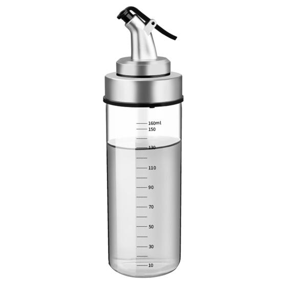 180/300/500 мл стеклянная бутылка для масла, герметичная, устойчивая к высоким температурам, весы, многоразовый дозатор для соевого соуса, уксуса, оливкового масла, приправы для кухни