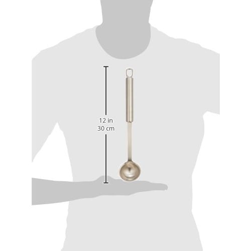 Endo Shoji Commercial Kitchen Helper Rimmed Ladle S-112-09 18-10 Stainless Steel BLCE0