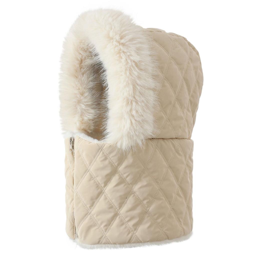 Cold and Warm Lei Feng Hat Women's Autumn and Winter Cycling Windproof Ear Protection Cotton Hat Northeast Outdoor Scarf Ski Hat