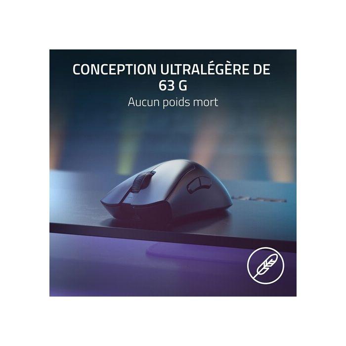 Мышь - Razer - Deathadder v3 Pro - Черная - 30000 dpi - 5 программируемых кнопок