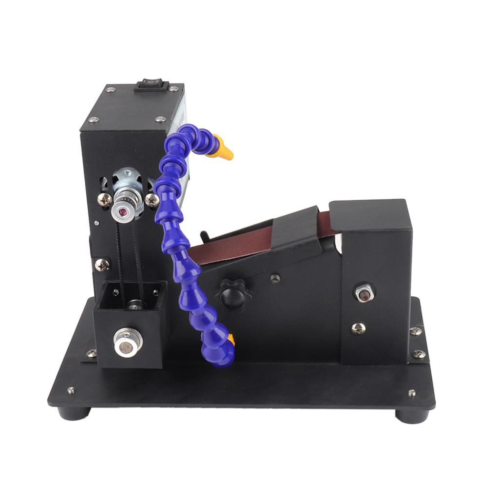 250 Вт мини-ленточный шлифовальный станок, электрический шлифовально-полировальный шлифовальный станок для сухой и влажной шлифовки, шлифовальный станок