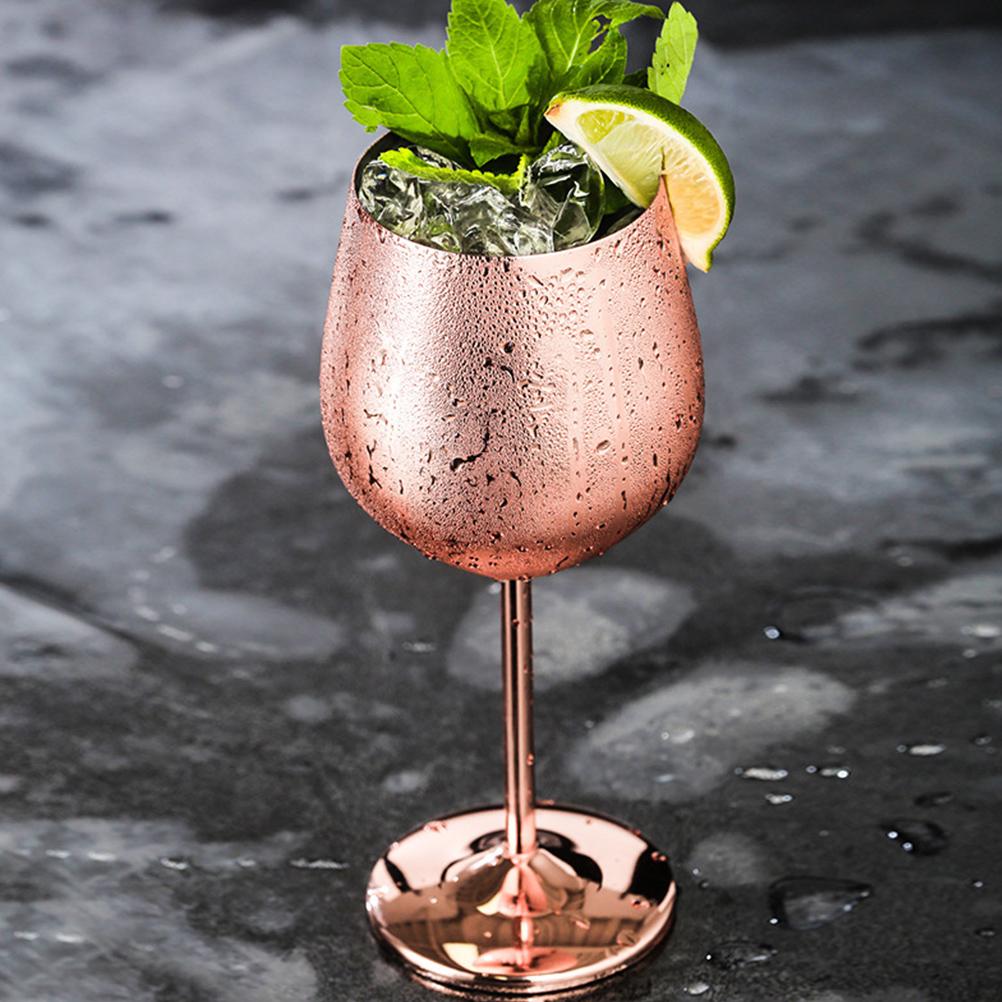 500ml Stainless Steel Red Wine Glass Goblets Juice Drink Goblet Party Barware Kitchen Tools