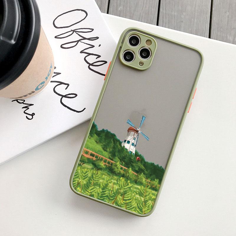 Чехол для телефона 'Полевые цветы' Для iphone 7 8 Plus SE2 16 15 11 12 13 Pro Max 12 13 Mini 14 Plus X XR XS Ударопрочный Чехол Funda
