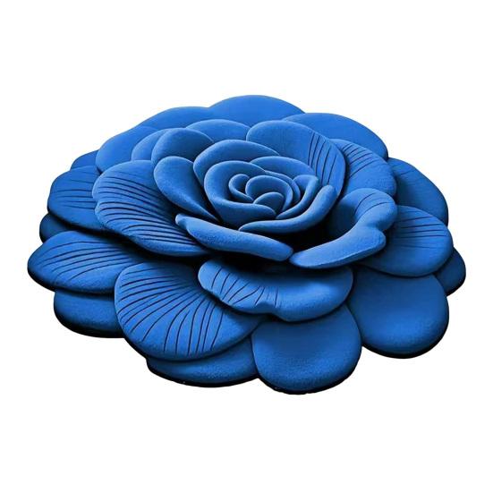 Yousheng Цветочный коврик для пола Нескользящий Впитывающий коврик для ванной 3D Реалистичный цветочный узор Коврик для пола для прихожей Гостиной Ванной Кухни