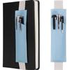 Leather Notebooks Pencil Sleeve Elastic Planners Pencil Pouch Supplies Notebooks Pen Holder