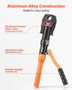 VEVOR Pipe Crimping Tool, Hydraulic Driven Press Tool with 10 Press Jaws, M12 M15 M18 M22 M28