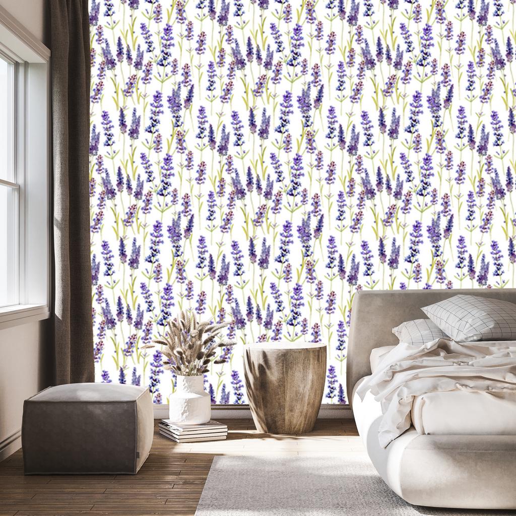 Lavender wallpaper for living room and bedroom 50x1000