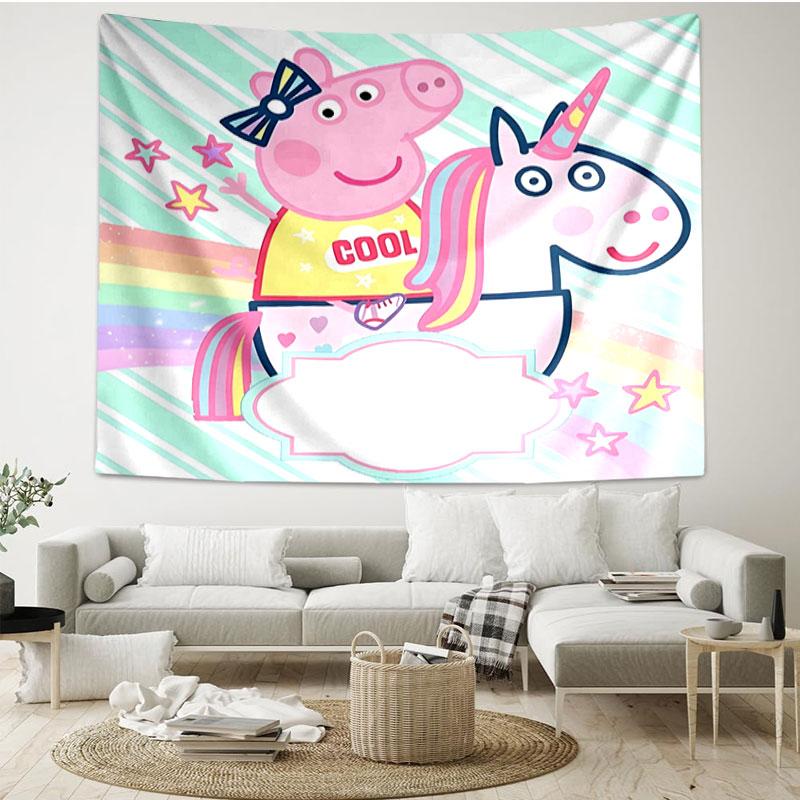 Cartoon animation Print Tapestry - Portable Wall Decor Cloth, for Home, Dorm, Travel, Bedroom, Living Room - Ideal Birthday Housewarming Gift