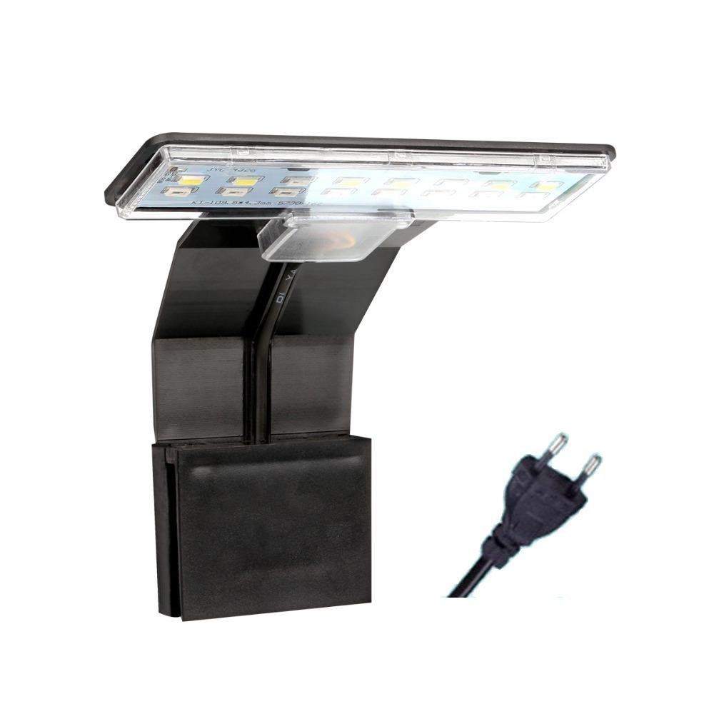 Водонепроницаемый светодиодный светильник для аквариума, супертонкий светильник-клипса, ландшафтные лампы, украшение для аквариума