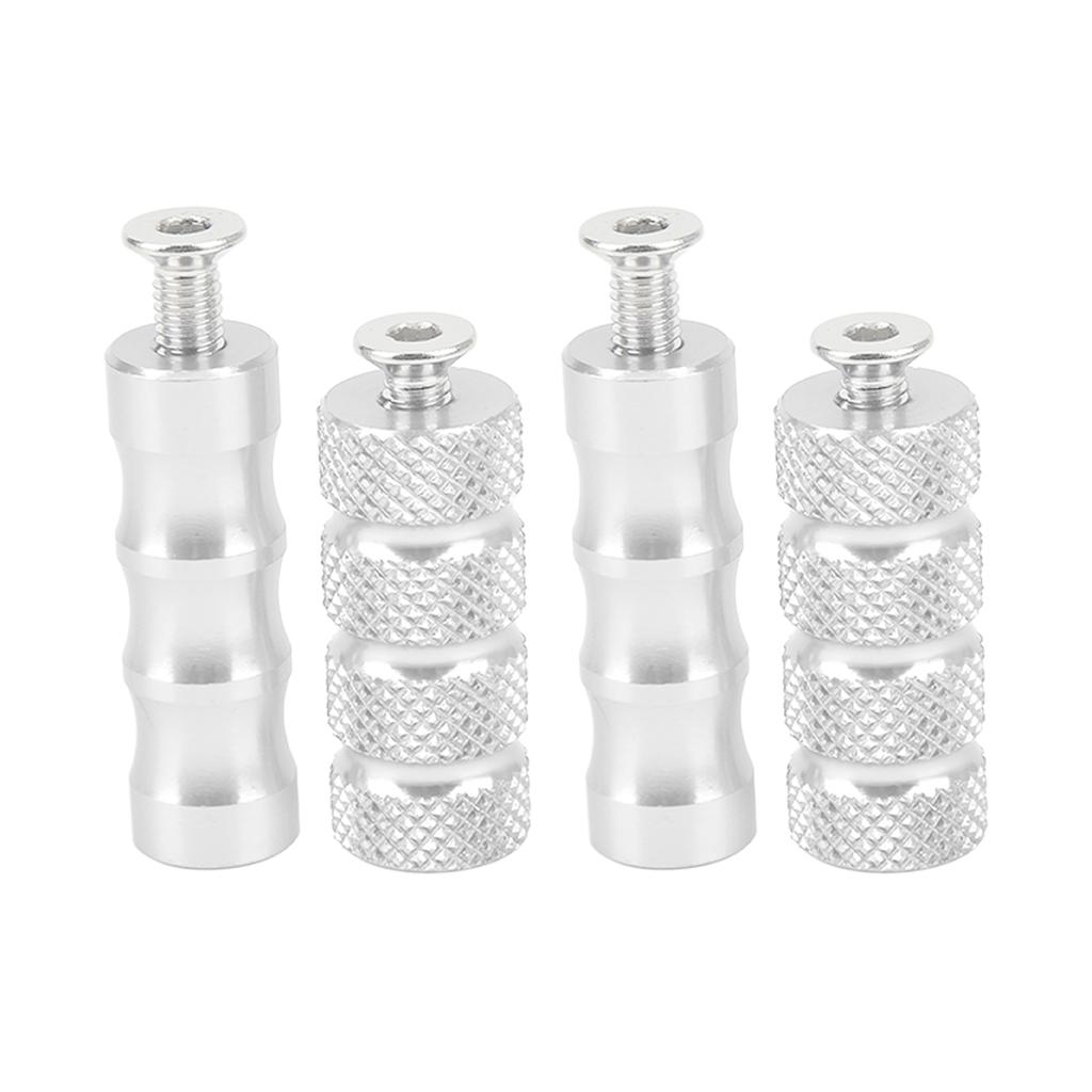 2 Pair Motorcycle Brake Foot Peg CNC Process Plating Precise Fit For M6 6mm Mounting Bolts Motorbike