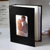 Slip-in Photo Album Linen Cover 50 Pages 100 Pockets 4x6-Inch Wedding Travel Baby Shower Kids Family Anniversary Picture Collection Book