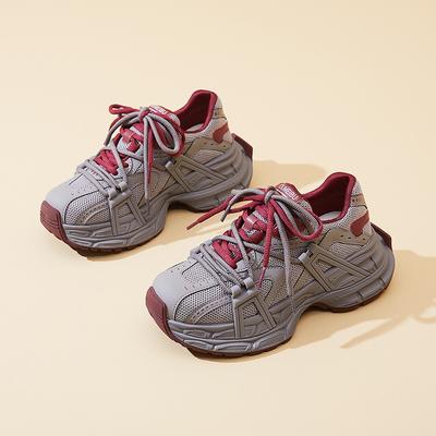 Новые женские кроссовки, модные спортивные одинарные кроссовки на толстой подошве