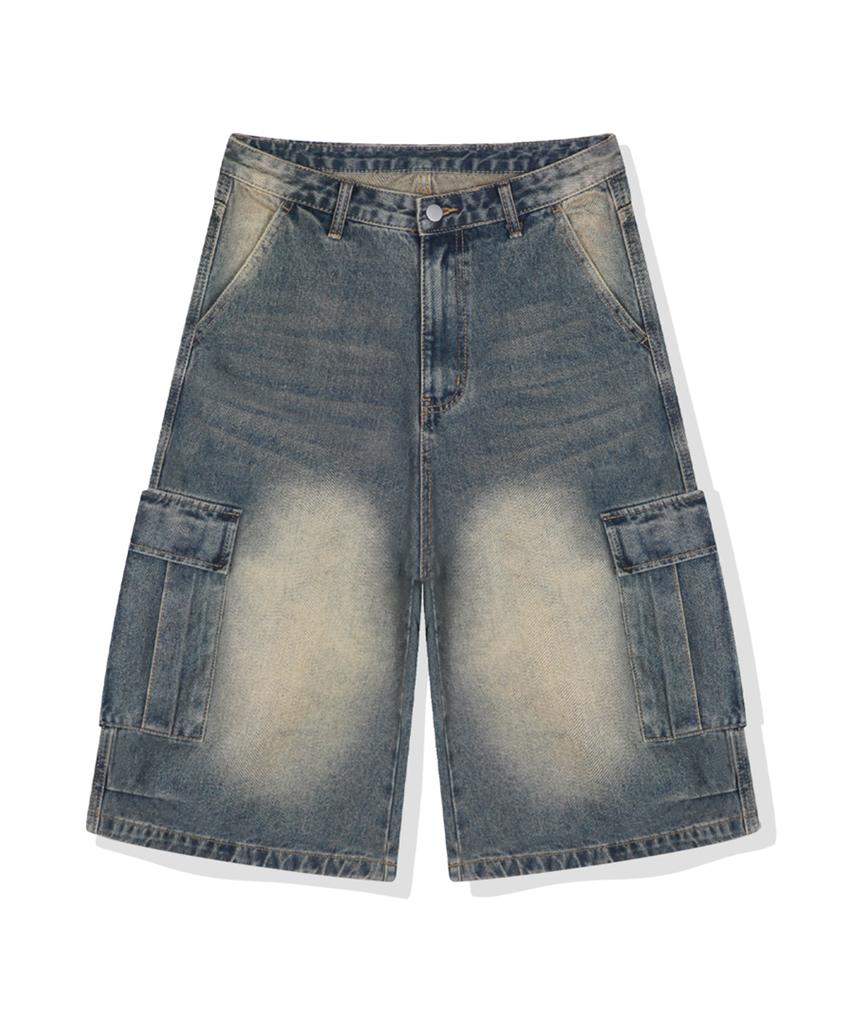 Джинсовые шорты-бермуды Geulapig Wash Cargo 3/4, 5 цветов [Grsd_8501] (Тип B)