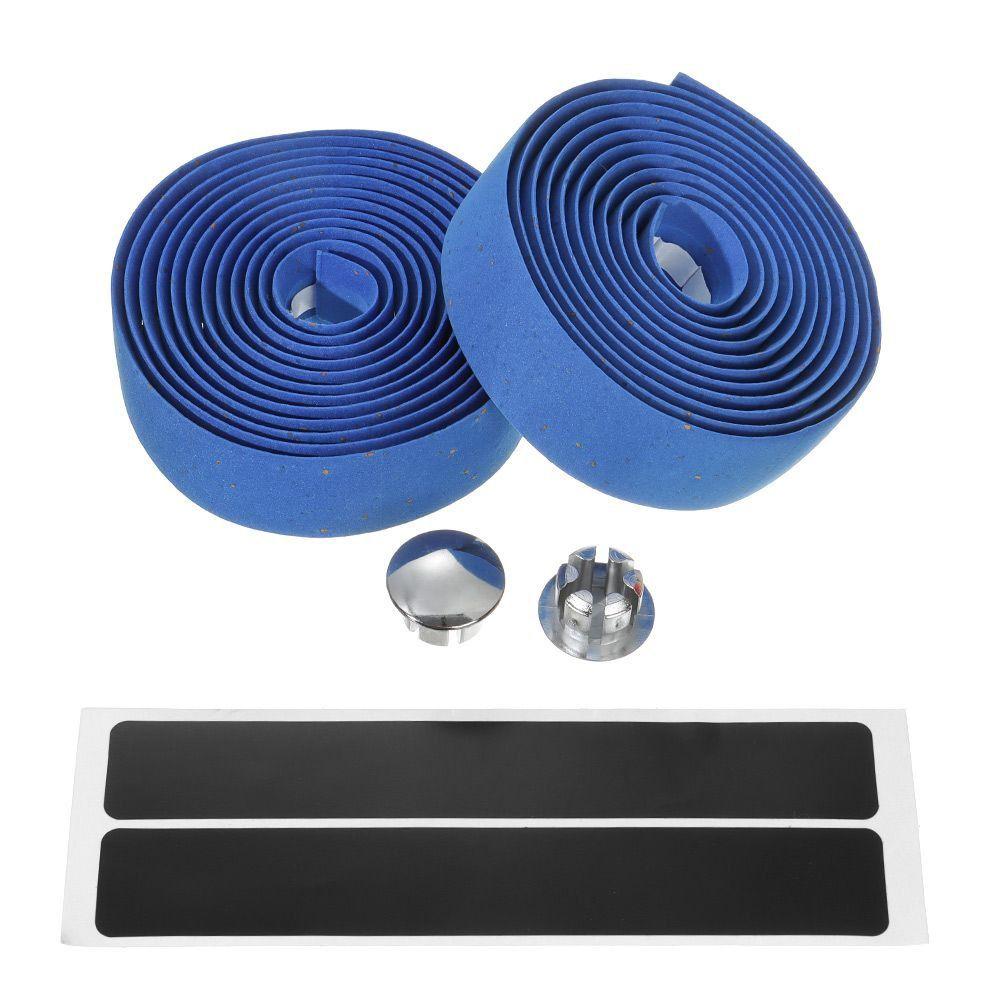 Силиконовая лента для руля велосипеда EVA, нескользящая, с 2 заглушками, новые ремни для обмотки руля