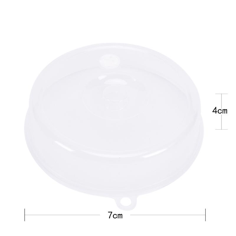 Clear Microwave Plate Cover Food Dish Lid Ventilated Steam Vent Kitchen Cooking