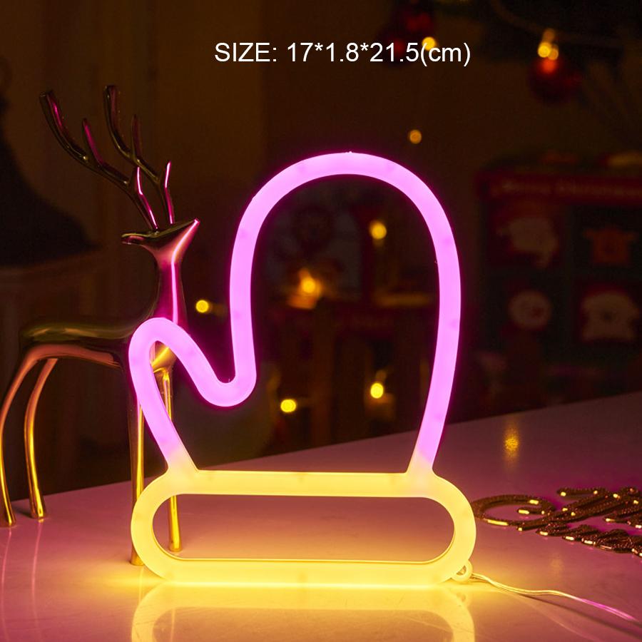 LED shaped lamp, double-sided neon light, letter light string, proposal and confession decoration light, night light