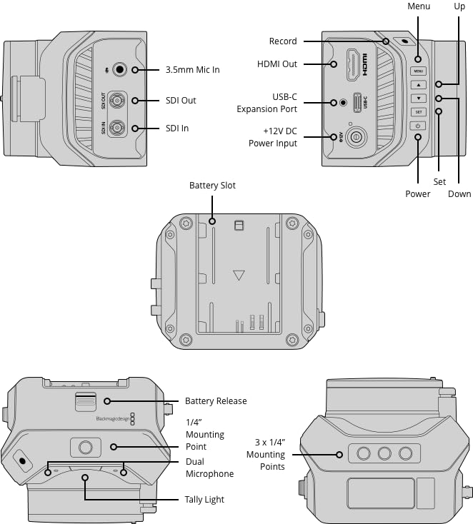 Blackmagic Design Blackmagic Micro Studio Camera 4K G2 Ultra HD вещательная камера