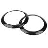 2Pcs Carbon Fiber Side Air Conditioning Vent Ring Cover for Mercedes Benz E class W213 16 18