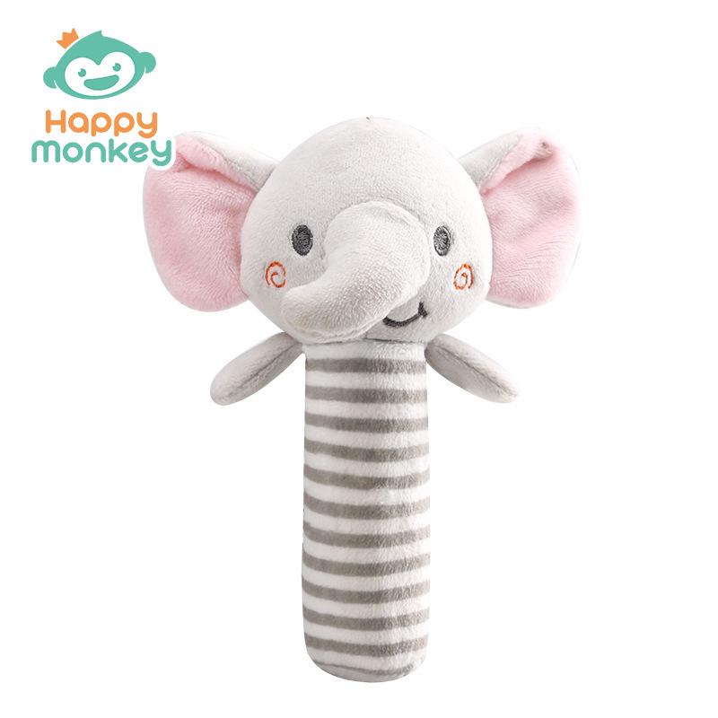 TOLOLO Plush Baby Rattle & Crib Mobile for Newborns - Soothing Sound Toy