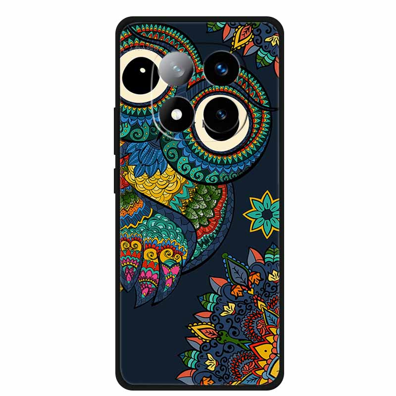 Чехол для Redmi Note 14 Pro+ Животные Мягкий силиконовый ТПУ Чехлы для телефона Задняя крышка Для Redmi Note 14 Pro Plus 5G Волк Ударопрочный Capa