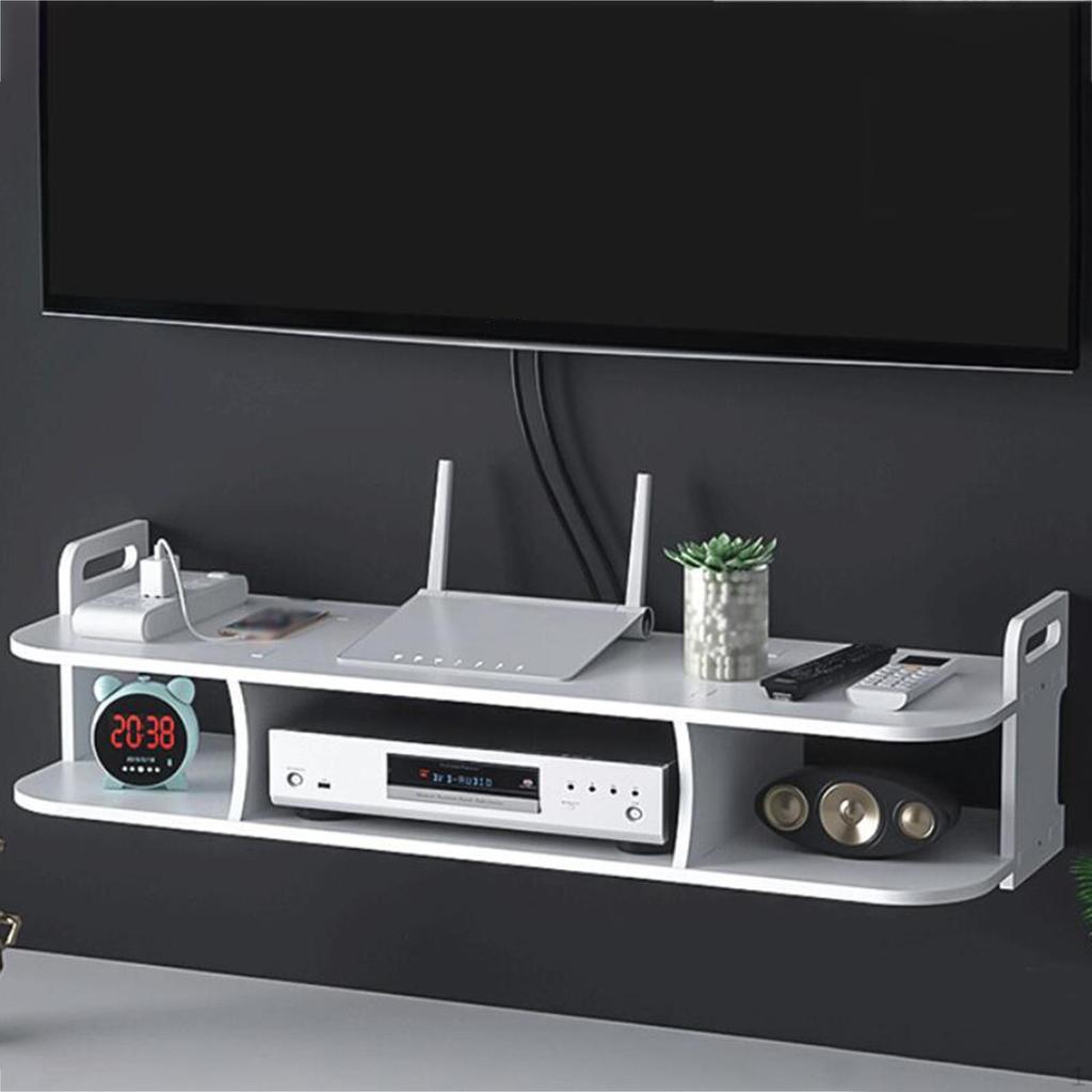 Router Storage Box Organizer Rack Multifunctional Wall Mounted Shelf Holder Stand for Office