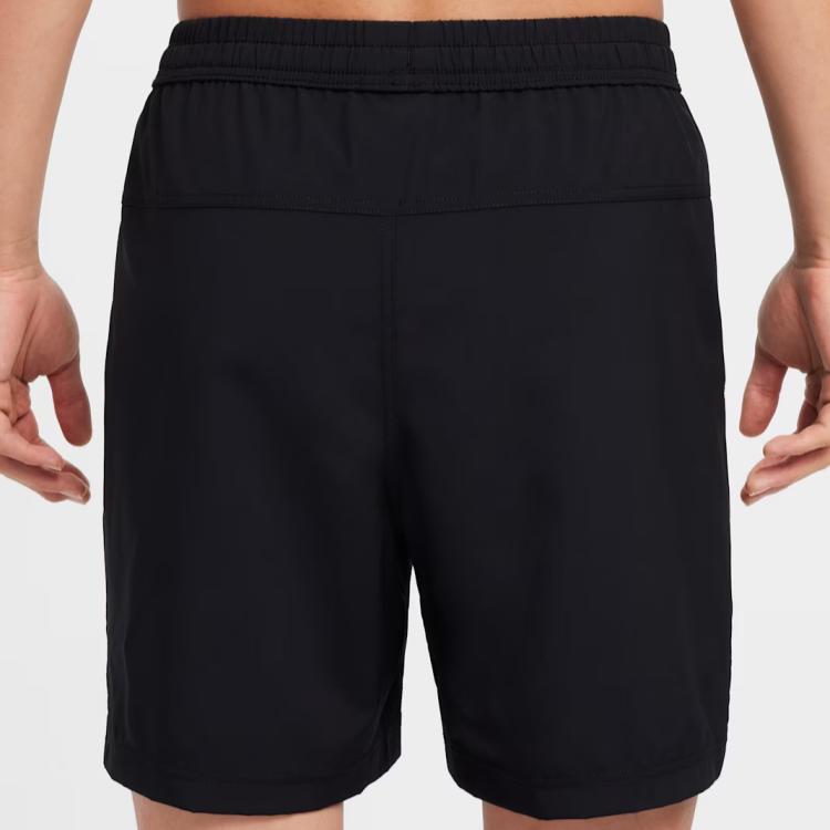 Nike Dri-Fit Form Универсальные Быстросохнущие Удобные Стильные Шнуровка Три Четверти Повседневные Шорты Мужские Шорты Черный Белый FZ1067-010