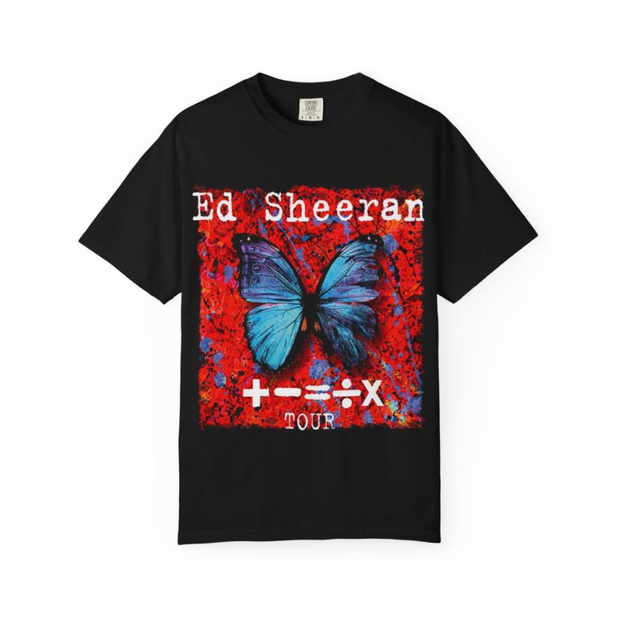 2023 Ed Sheeran Mathematics American Tour Tee Double Sided Print