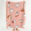 illust Y Yutoriya Throw Flannel Throw Blanket Suitable for Sofa Living Room Bedroom