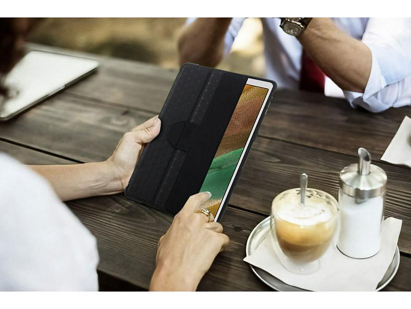 Кожаный чехол-книжка с подставкой и слотом для ручки для Samsung Galaxy Tab A7 Lite 2021