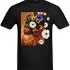 Men's Erykah Badu Sexy Back Flower Design T-Shirt - Cool T-shirt US Size Small