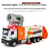 1:32 Electric Vacuum Cleaner Car Fire Truck Model Toy Music Light Pull Back Alloy Engineering Vehicle Models Gifts for Child