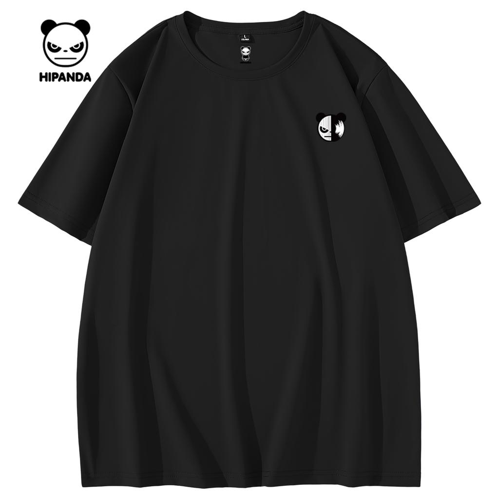 Hello Hipanda, Panda loose ice silk cool short-sleeved T-shirt