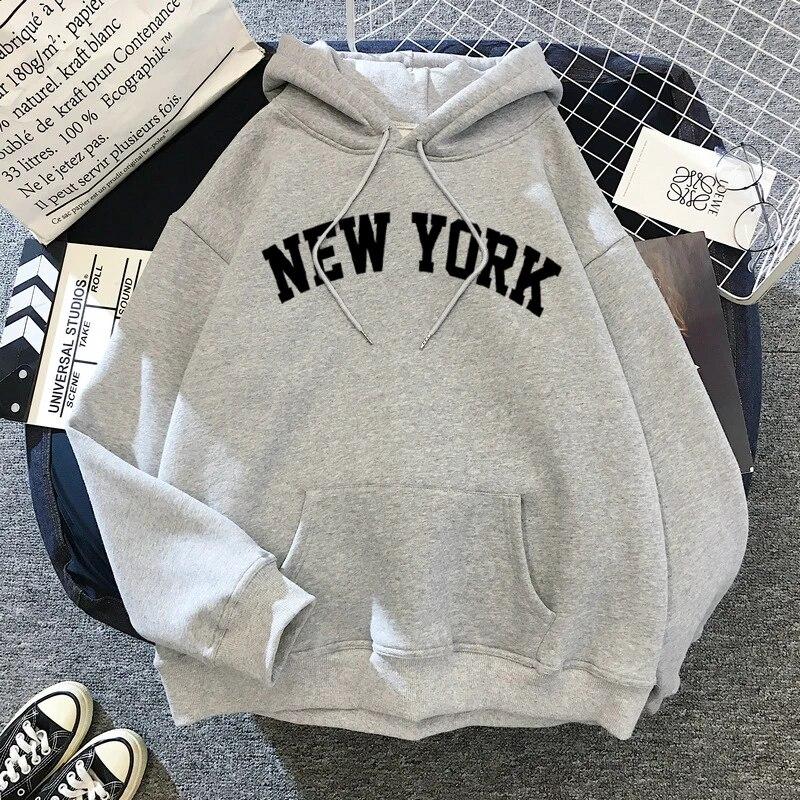 Толстовка с буквенным принтом Boston Brooklyn, модное пальто унисекс, большие толстовки с капюшоном в Нью-Йорке, женская толстовка унисекс, одежда Brooklyn