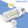 HOMZY 7-15W E27 LED Lamp E14 LED SMD5730 220V Corn Light Bulbs 24 36 56 72 LEDs Lamparas LED Chandelie for Home Decor Ampoule Led Light