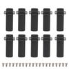 10pcs Radio Belt Clip Replacement Walkie Talkie Belt Clip for Baofeng UV 5R UV 5RA UV 5RB UV 5RC UV