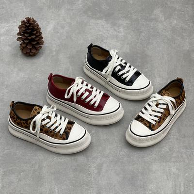 Женская обувь с круглым носком, на толстой подошве, модная и универсальная, с подошвами из губки