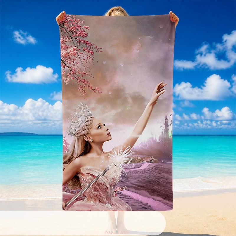 Ariana Grande Beach Towel, Soft Large Absorbent Towel For Beach Swimming Pool Travel Vacation