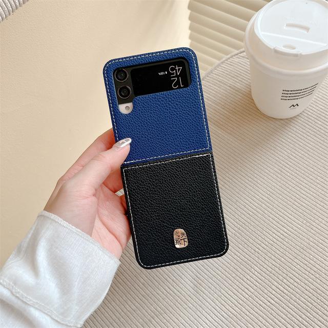 2023 чехол с рисунком личи для Samsung Galaxy Z Flip 4 3 5g, модный противоударный чехол из Южной Кореи, противоударные чехлы для Flip3 Flip4