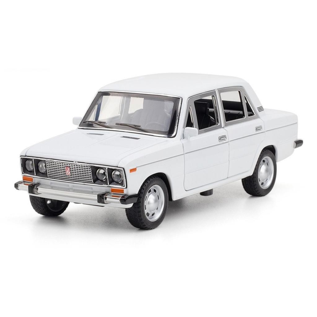 1/24 Российская LADA 2106 Металлическая модель автомобиля Игрушка Литье под давлением Металл Инерционный Музыка Свет Автомобильные игрушки для детей Транспортное средство