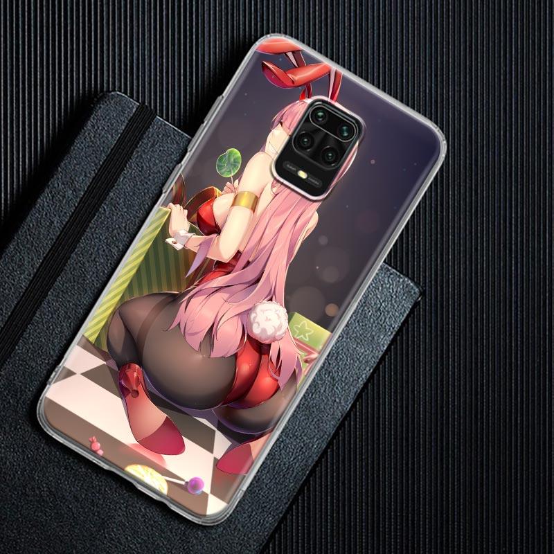 Чехол для телефона Zero Two Anime Darling In The Franxx для Xiaomi Redmi Note 9s 8 11 7 9 10 Pro 10s 11s Note 8Pro K40 Прозрачные чехлы