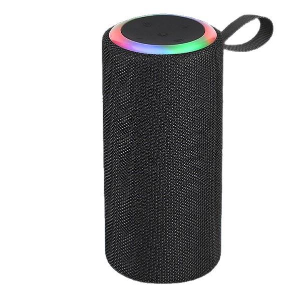 Беспроводная Bluetooth-колонка для улицы с цветными светодиодными огнями, портативным сабвуфером и высококачественным звуком W17