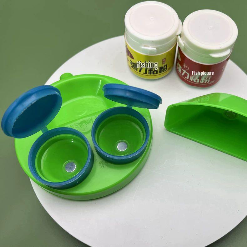 Fishing Stick Powder Plate & Dip Bait Set for Wild Rice Fishing