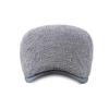 MIMIGO Men Spring and Summer Flat Cap, Newsboy Caps with Earmuffs Gatsby Driving Cap Beret Hat Breathable Material
