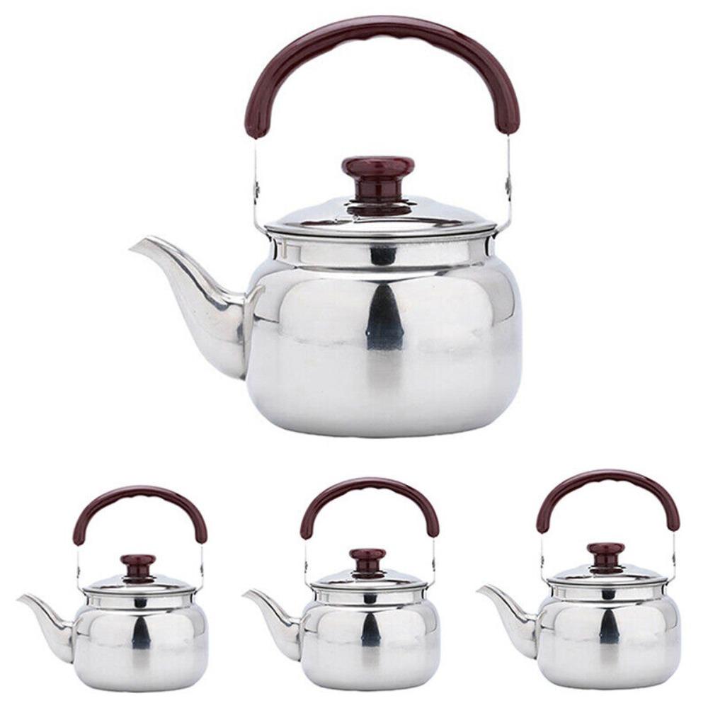 Stove Camping Water Pot Ergonomic Handle Teakettle Whistling Kettle Teapot for Trips Water Kettle