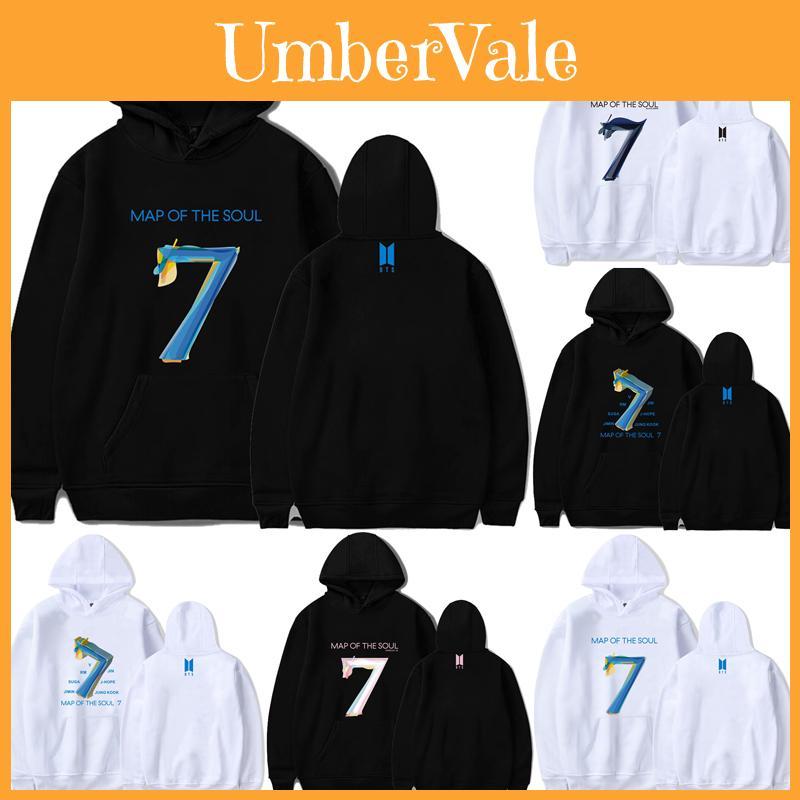 Bts Kpop Map Of The Soul7 Bangtan Boys Hoodie Coat Pullover Sweatshirt Top