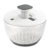 LMETJMA QuickPush Salad Spinner Large 6.3QT Vegetable Washer Dryer Strainer Drainer with Drain Salad Bowl and Colander JT400